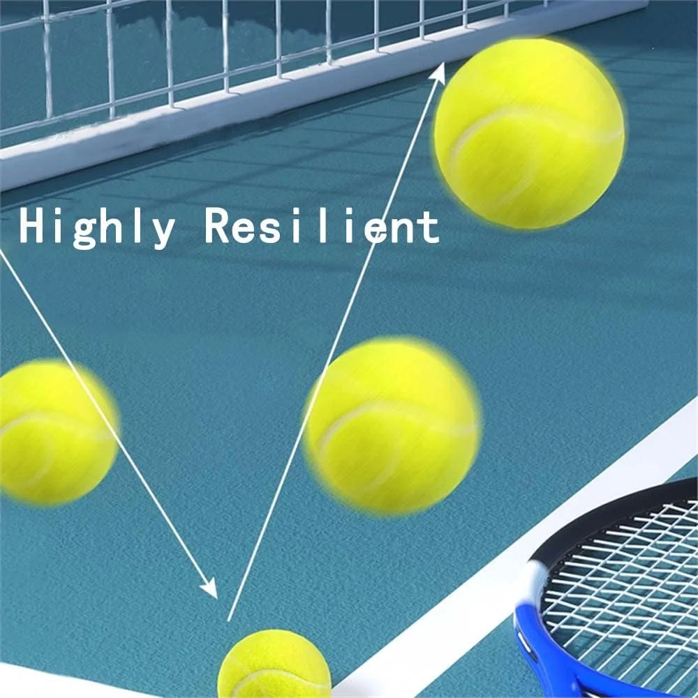 Interactive Dog Toys Tennis Balls for Playing, Teeth Cleaning, 6Pack